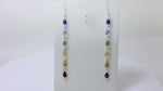 Load and play video in Gallery viewer, Rainbow Gemstone Drop Earrings | 925 Sterling Silver | For Women
