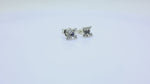Load and play video in Gallery viewer, 925 Silver Flower Stud Earrings with Purple Gemstone | Gift
