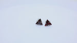 Load and play video in Gallery viewer, 925 Silver Garnet Trillion Stud Earrings for Women | Gift
