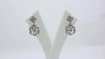 Load and play video in Gallery viewer, Pendientes de plata con flores y diamantes para mujer | Pendientes colgantes
