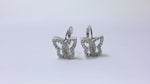 Load and play video in Gallery viewer, 925 Silver Butterfly Earrings | Cubic Zirconia | Women&#39;s Jewelry

