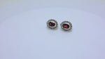 Load and play video in Gallery viewer, 925 Silver Ruby Stud Earrings for Women | Gift Jewelry
