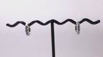 Load and play video in Gallery viewer, 925 Sterling Silver Hoop Earrings with CZ Stones | Women&#39;s Jewelry
